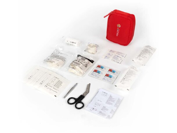 Kit primeros auxilios 59 piezas Essential certificado MDR Rojo detalle 1