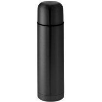 Termo de acero inoxidable con capacidad de 500 ml personalizado negro intenso Termo de acero inoxidable con capacidad de 500 ml personalizado negro intenso
