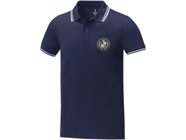 Polo de manga corta con ribete para hombre Amarago barato