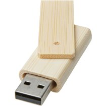 Pendrive bambú rotate 4GB personalizado con serigrafía