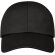 Gorra fit fresca de 6 paneles Negro intenso detalle 23