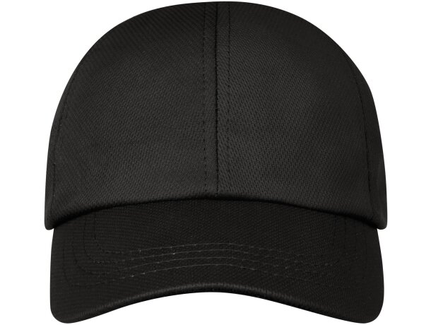 Gorra fit fresca de 6 paneles Negro intenso detalle 22