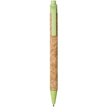 Bolígrafo de corcho y paja de trigo