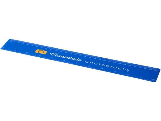 Regla flexible de 30 cm Rothko en polipropileno traslúcido Azul detalle 25