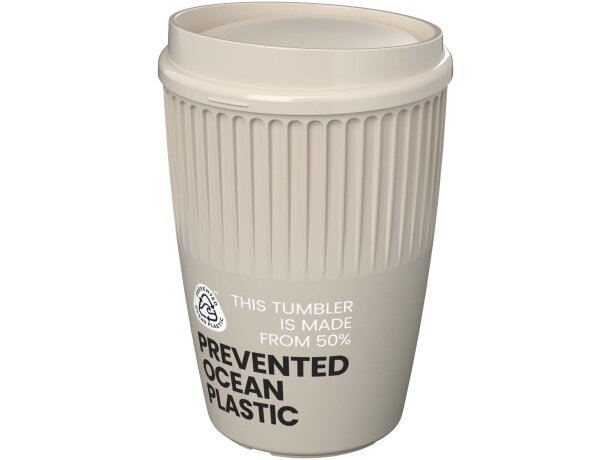Vaso 350ml Cirrus POP plástico oceánico reciclado con tapa detalle 19