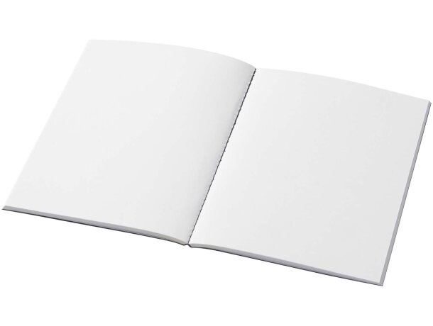 Libreta A6 tapa blanda Novella Austen papel FSC Negro intenso detalle 8