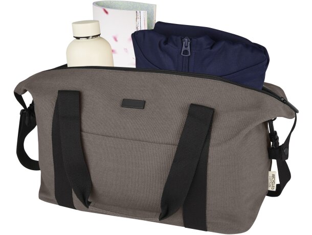 Bolsa deportiva Joey lona reciclada GRS 25 litros Gris detalle 24