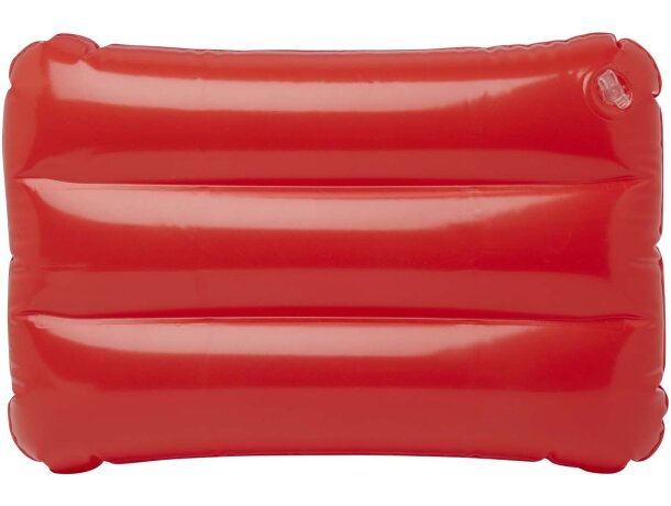 Almohada hinchable para playa Sunny en PVC resistente al agua Rojo detalle 5