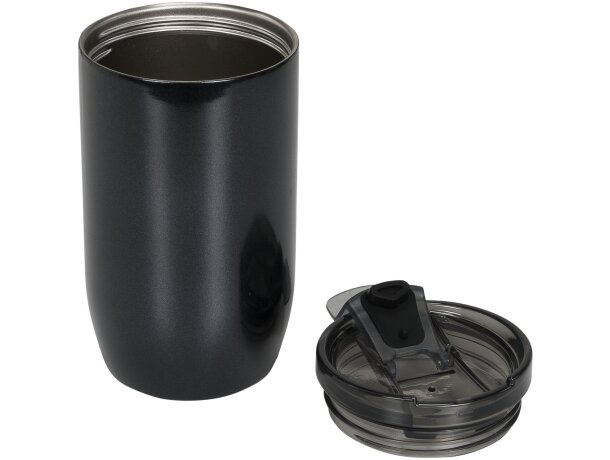 Vaso de 380 ml con aislamiento de cobre al vacío Lagom Negro brillante detalle 4