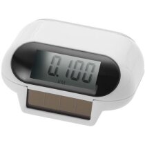 Podómetro de alimentación solar personalizado blanco Podómetro de alimentación solar personalizado blanco