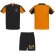 Conjunto deportivo unisex Juve Roly en poliéster transpirable Naranja/negro intenso detalle 13