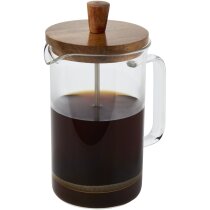 Cafetera de prensa francesa Ivorie con tapa acacia
