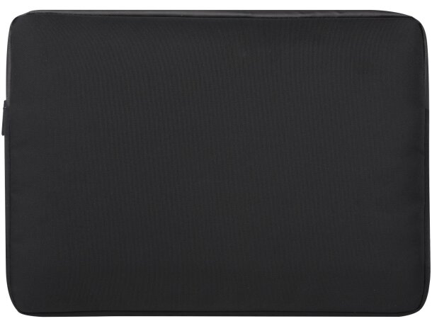Funda portátil 15,6 pulgadas Rise en poliéster reciclado GRS Negro intenso detalle 2