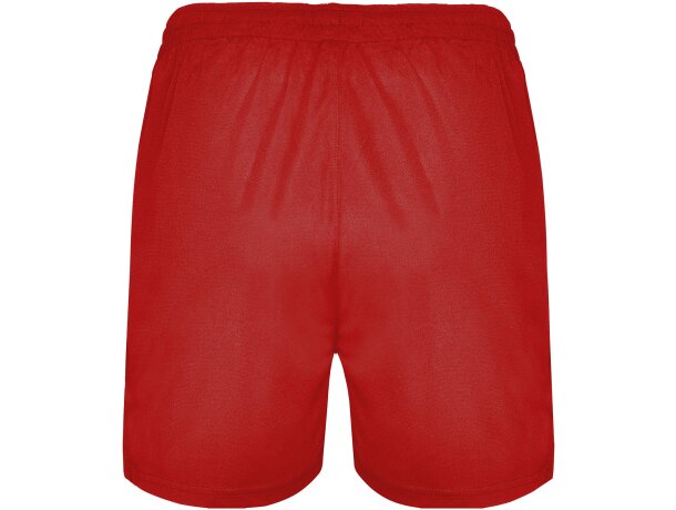 Pantalón corto deportivo infantil Player Roly poliéster Rojo detalle 11