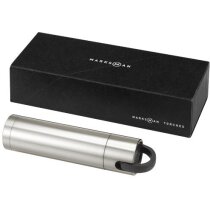 Linterna de aluminio y abs con llavero personalizada plata Linterna de aluminio y abs con llavero personalizada plata