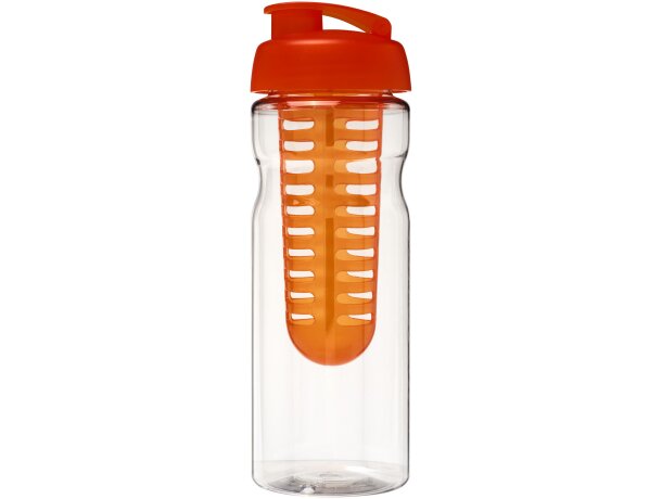 H2O Active® Base Bidón deportivo e infusor con Tapa Flip de 650 ml Transparente/naranja detalle 20