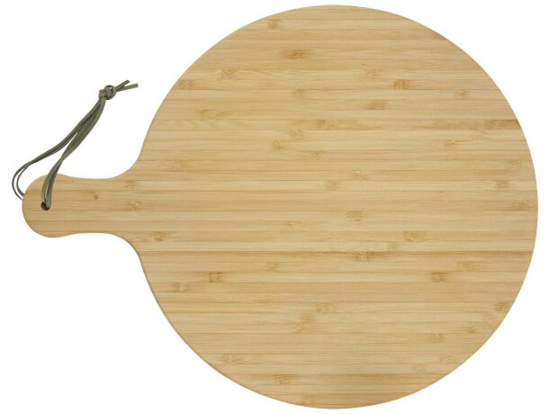 Tabla de cortar Delys en bambú con mango ergonómico Verde bosque detalle 11