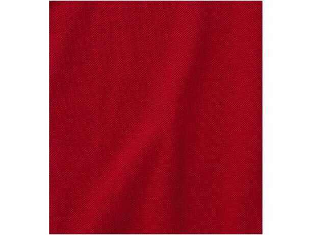 Polo de mujer 100% algodón Rojo detalle 23