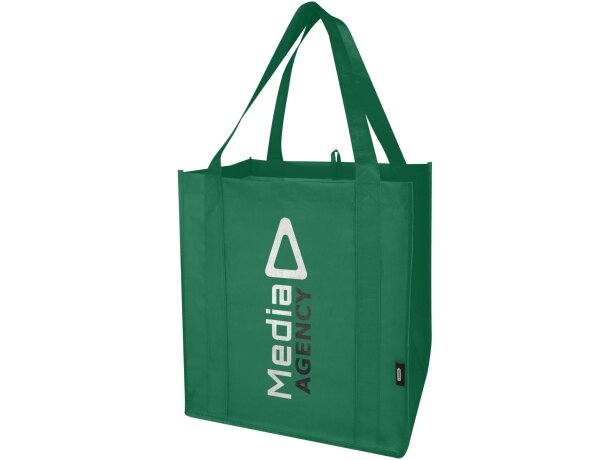 Bolsa tote non woven RPET Liberty con certificado GRS Verde detalle 20