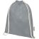 Bolsa con cordón Oregon de algodón reciclado certificado GRS Gris
