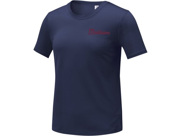 Camisetas mujer cuello redondo 105 g/m2 Elevate Essentials Kratos Azul marino detalle 30