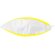 Pelota de playa lisa y transparente Bondi Amarillo/blanco detalle 12