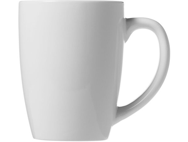 Taza de cerámica blanca cónica 350 ml original