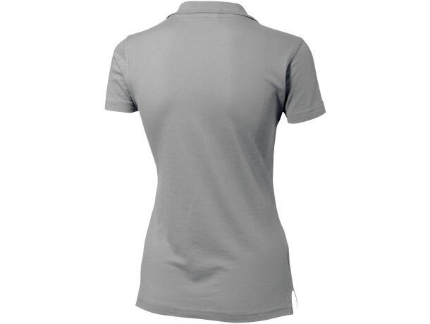 Polo de manga corta de mujer "advantage" Gris detalle 12