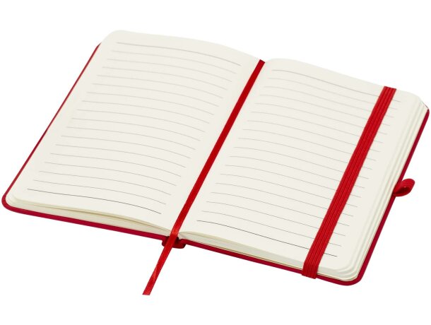Libreta tapa dura A6 Spectrum Plus con papel FSC certificado Rojo detalle 28