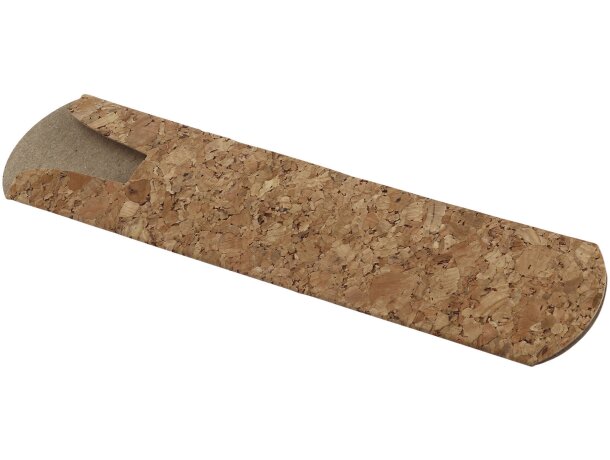 Funda para bolígrafo eco de corcho Temara Natural detalle 3