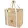 Bolsa tote de yute Juta con aislamiento térmico 19 litros Natural/blanco detalle 1