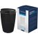 Vaso 350ml Cirrus POP plástico oceánico reciclado con tapa Negro intenso detalle 12