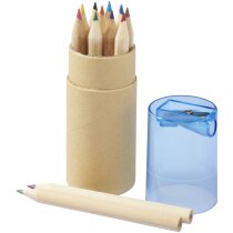 Set de 12 lápices de colores con sacapuntas Hef