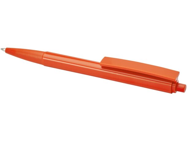 Bolígrafo Elsa de plástico reciclado con tinta azul Naranja detalle 21