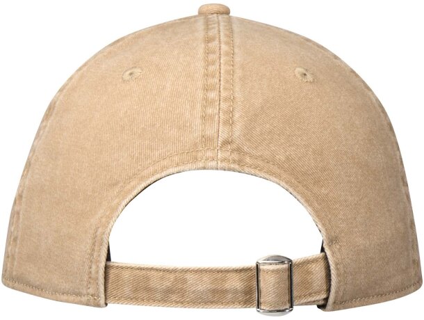 Gorra lavada de 6 paneles Grafton con algodón reciclado detalle 9