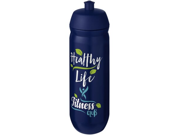 Bidón deportivo HydroFlex estrujable 750ml con tapa abatible Azul detalle 5