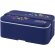 Fiambrera MIYO 700ml con banda PET reciclado Azul/azul detalle 1