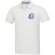 Polo manga corta unisex Aware Emerald con tejido reciclado Blanco detalle 1