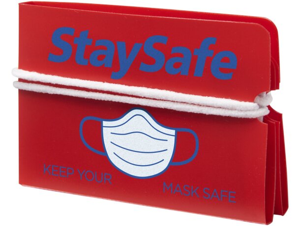 Neceser plegable para mascarillas Madden Rojo detalle 8