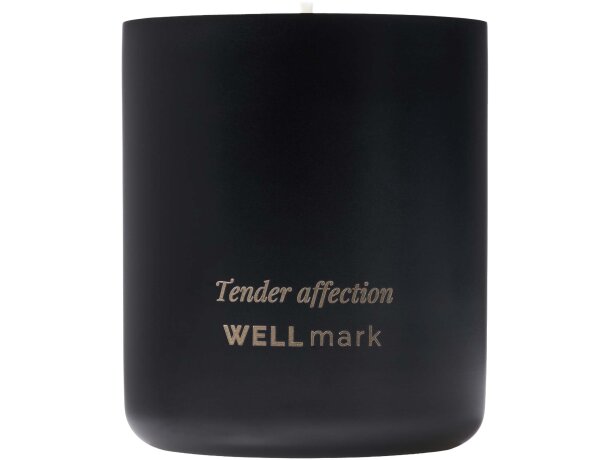 Vela perfumada Wellmark de cera de soja 100% natural Negro intenso detalle 17