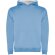 Sudadera con capucha infantil Urban Roly bicolor personalizable Azul celeste/blanco