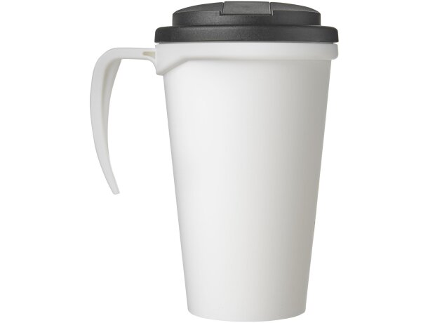 Americano® Grande taza 350 ml con tapa antigoteo Blanco/negro intenso detalle 16