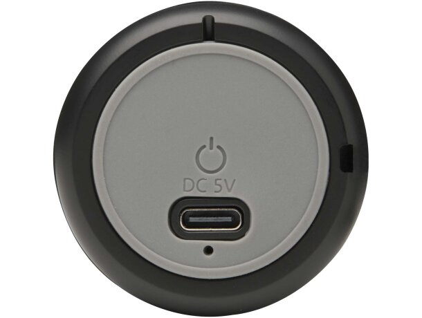 Altavoz Bluetooth Velkis con plástico reciclado y correa Negro intenso detalle 12