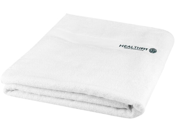 Toalla Riley de algodón certificada OEKO-TEX 550 g/m² Blanco detalle 1