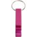 Llavero de aluminio abrebotellas Magenta detalle 4