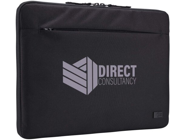 Funda reciclada portátil 14 pulgadas Case Logic Invigo negra Negro intenso detalle 1