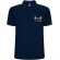 Polo manga corta hombre Pegaso Premium Roly punto piqué Azul marino detalle 9