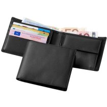 Cartera de hombre personalizada negro intenso Cartera de hombre personalizada negro intenso