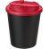 Vaso de plástico pp antigoteo 250ml Negro intenso/rojo