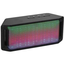 Altavoz con luces led para fiestas personalizada negro intenso Altavoz con luces led para fiestas personalizada negro intenso